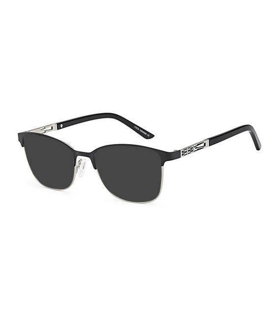 SFE-10763 sunglasses in Black Silver