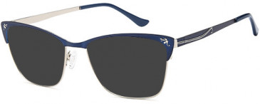 SFE-10762 sunglasses in Blue Silver