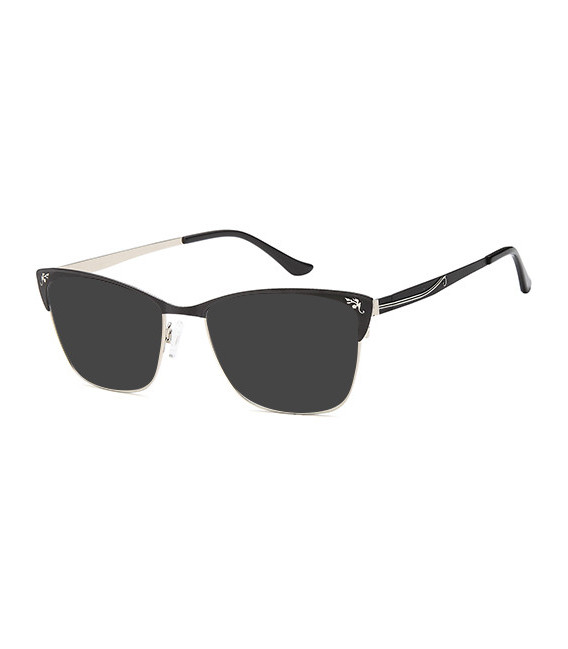 SFE-10762 sunglasses in Black Silver