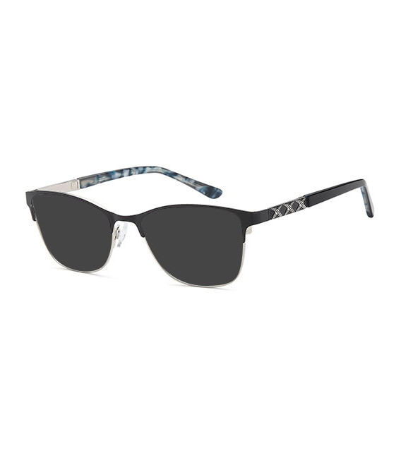 SFE-10759 sunglasses in Black Silver