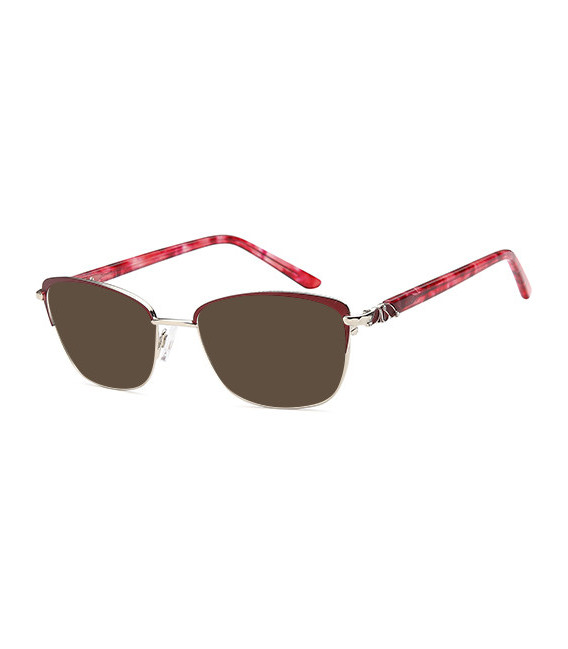 SFE-10758 sunglasses in Wine Silver