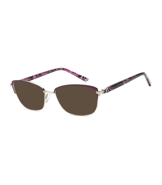 SFE-10758 sunglasses in Purple Silver