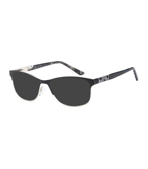 SFE-10756 sunglasses in Black Silver