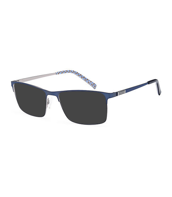SFE-10727 sunglasses in Blue/Silver