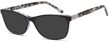 SFE-10708 sunglasses in Black