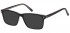Sunglasses in Black/Clear