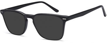SFE-10791 sunglasses in Matt Black