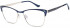 SFE-10762 glasses in Blue Silver