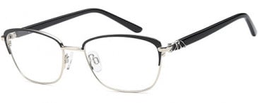 SFE-10758 glasses in Black Silver