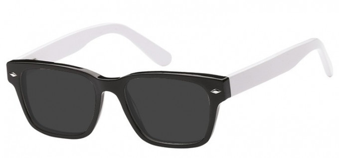 Sunglasses in Black/White