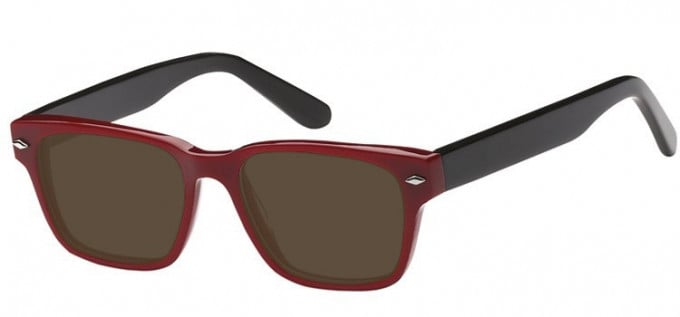 Sunglasses in Red/Black