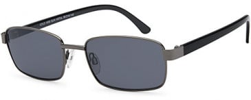 SFE-10852 sunglasses in Gun Metal
