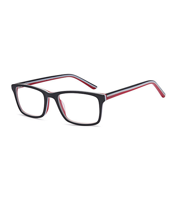 SFE-10861 kids glasses in Black Red