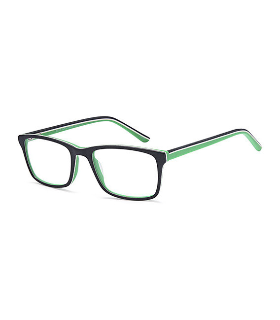 SFE-10861 kids glasses in Black Green