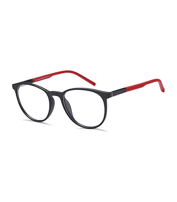 SFE-10858 kids glasses in Black Red