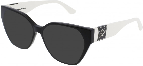 Karl Lagerfeld KL6053 sunglasses in Black/White