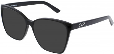 Karl Lagerfeld KL6050 sunglasses in Black