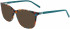 Marchon M-5015 sunglasses in Tortoise With Teal