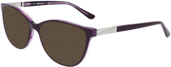 Marchon M-5011 sunglasses in Eggplant Over Horn