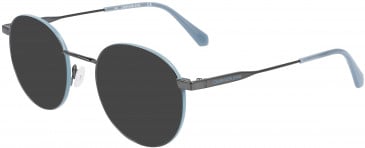 Calvin Klein Jeans CKJ21215 sunglasses in Gunmetal/Smoke