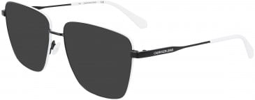 Calvin Klein Jeans CKJ21211 sunglasses in Black/White
