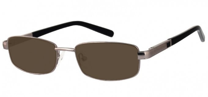 Sunglasses in Matt Light Gunmetal