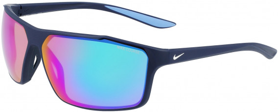 Nike NIKE WINDSTORM E CW4673 sunglasses in Matt Mdnt Nvy/Crse Tint W/Turq M