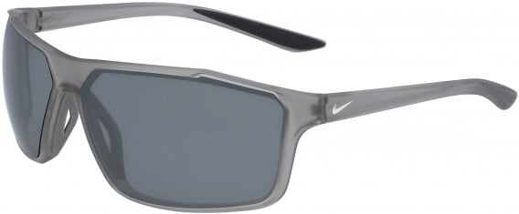 Nike NIKE WINDSTORM CW4674 sunglasses in Matt Wolf Grey/White/Silver Fl