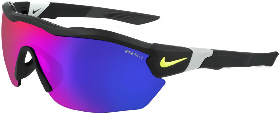 Nike NIKE SHOW X3 ELITE E DJ2024 sunglasses in Matte Black/Volt/Field Tint