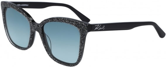 Karl Lagerfeld KL988S sunglasses in Black Glitter