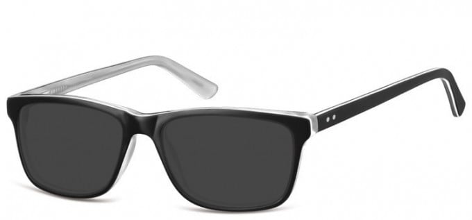 Sunglasses in Black/Clear