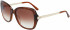 Calvin Klein CK21704S sunglasses in Honey Tortoise CK Print