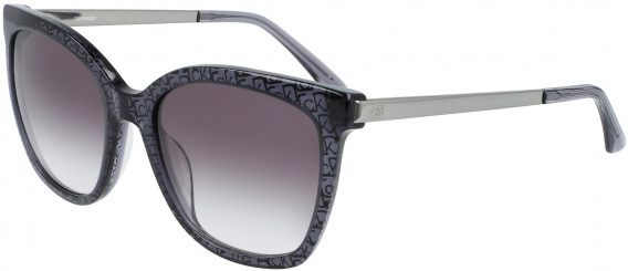 Calvin Klein CK21703S sunglasses in Crystal Smoke CK Print