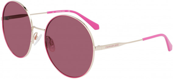 Calvin Klein Jeans CKJ21212S sunglasses in Gold/Party Pink