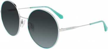 Calvin Klein Jeans CKJ21212S sunglasses in Silver/Pool
