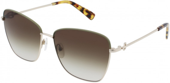Longchamp LO153S sunglasses in Gold/Khaki