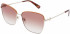 Longchamp LO153S sunglasses in Gold/Caramel