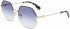 Longchamp LO140SL sunglasses in Gold/Blue
