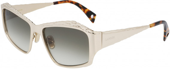 Lanvin LNV109S sunglasses in Gold/Gradient Khaki