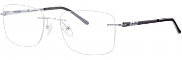 Ferucci Titanium FE735 glasses in Gunmetal/Silver