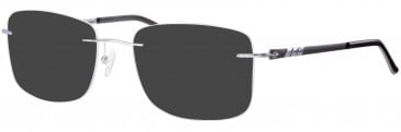 Ferucci Titanium FE735 sunglasses in Gunmetal/Silver