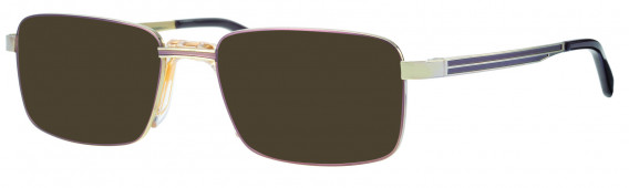 Ferucci Titanium FE726 sunglasses in Brown/Gold