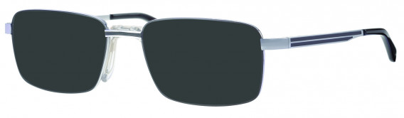 Ferucci Titanium FE726 sunglasses in Black/Silver