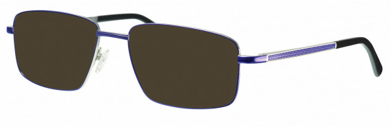 Ferucci Titanium FE727 sunglasses in Navy/Silver