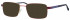 Ferucci Titanium FE725 sunglasses in Brown/Gold