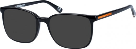 Superdry SDO-VARSITY sunglasses in Black/Orange