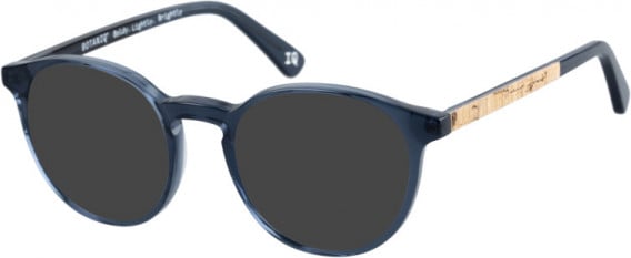 Botaniq BIO-1013 sunglasses in Blue/Cork