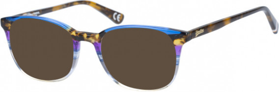 Superdry SDO-MAEVE sunglasses in Purple/Tortoise