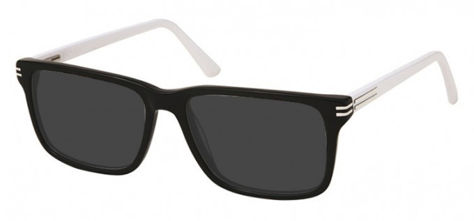 Sunglasses in Black/White