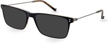 Hackett HEB263 sunglasses in Black/Tort Utx